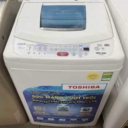 Máy giặt cũ  Toshiba AW-8970SV 8kg lòng inox không rỉ mới 90%