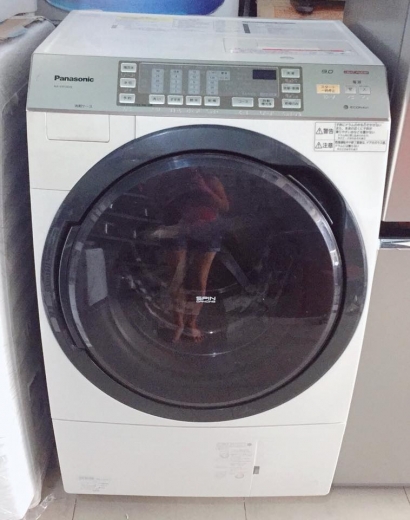 Máy giặt Panasonic NA-VX5300L/R inverter, Econavi, Cảm biến Lookout 3D, quay Dancing  giặt 9kg sấy 