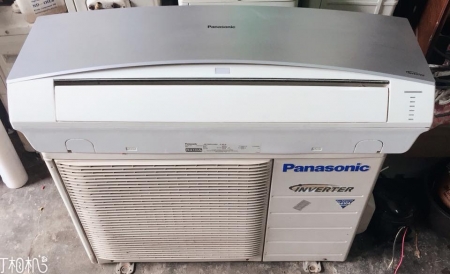 Máy lạnh cũ Panasonic  inverter 1.0hp tiết kiệm điện gas 410 mới 95%