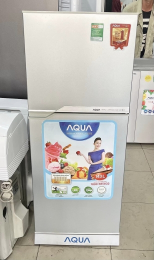 Tủ lạnh cũ  AQua AQR-145BN/VS 143 lít không đóng tuyết mới 95%