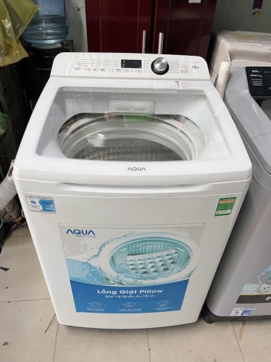 Máy giặt cũ AQUA  12kg lòng inox không rỉ mới 95%