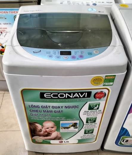 Máy giặt cũ  LG  6.6kg lòng inox không rỉ