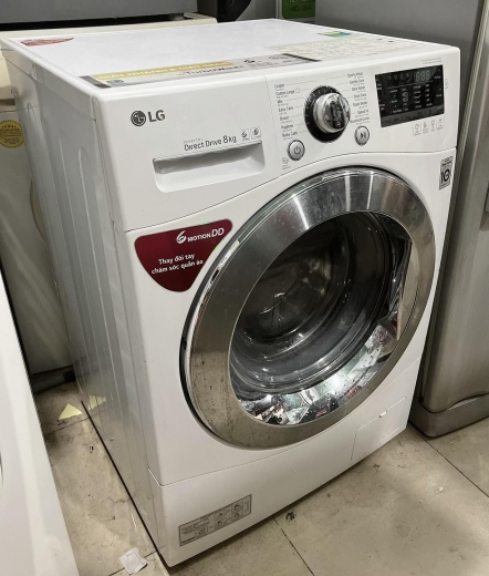 Máy giặt cũ LG F1208NPRW Inverter 8kg tiết kiệm điện mới 95%