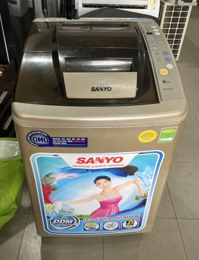 Máy giặt cũ Sanyo 7,8 kg  lòng inox không rỉ 