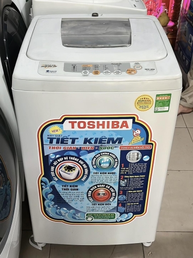 Máy giặt cũ Toshiba 6,8kg lòng inox không rỉ 