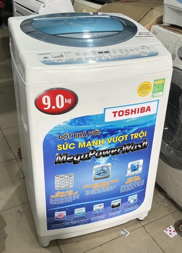 Máy giặt cũ Toshiba inverter 9kg tiết kiệm điện mới 95%