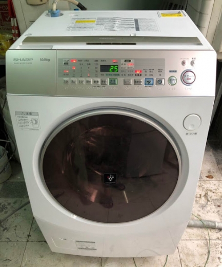 Máy giặt sấy nội địa SHARP ES-V530-NL 10KG sấy 6kg 