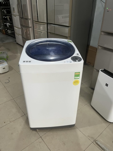 Máy giặt Sharp 7,2kg  lòng inox không ri mới 95%