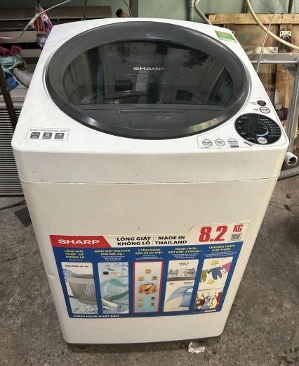 Máy giặt Sharp 8,2kg tiết kiệm điện mới 95%