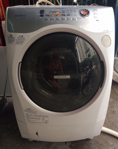 Máy giặt Toshiba inverter TW-Z8100L WS giặt 9kg sấy khô 6kg