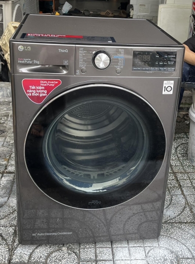 Máy sấy bơm nhiệt LG 9 kg DVHP09B