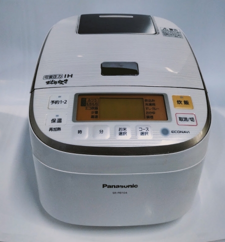Nồi cơm điện cao tần IH Panasonic SR-PB104  áp suất mới 95%