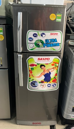 Tủ lạnh cũ Sanyo SR-U205PN 205  lít không đóng tuyết mới 95%