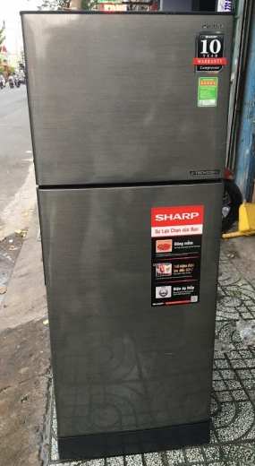 Tủ lạnh cũ  Sharp Inverter 196 lít SJ-X201E-DS mới 99%