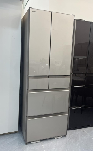 Tủ lạnh nội địa Nhật Hitachi R-HW48N mặt gương pha lê 475l date 2020