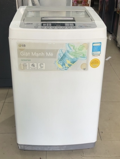 Máy giặt cũ  LG 7.6kg lòng inox không rĩ